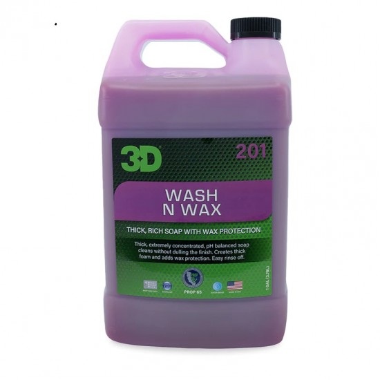 3D WASH N WAX 3,78 LT