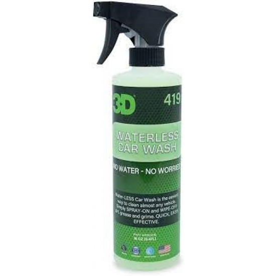 3D GREEN WATERLESS CARWASH 0.47 LT