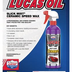 LUCAS OILS SLICK MIST® CERAMIC SPEED WAX 710 ML