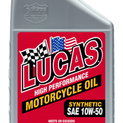 LUCAS OIL HIGH PERFORMANCE  4T FULLY SYNTHETIC 10W50 946 ML