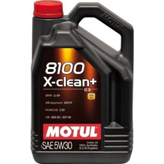 MOTUL 8100 X-CLEAN+ 5W30 5 LT