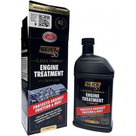 Slick 50 ORIGINAL CLASSSIC ENGINE TREATMENT WITH CERAMIC CERFLON PTFE 946 ML
